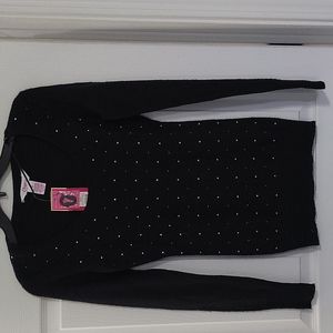Small Candies rhinestone formal sweater